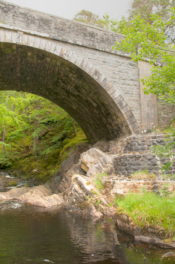 Invernauld Bridge over Allt Mor Burn